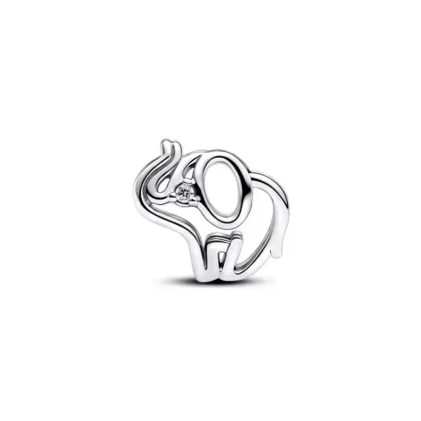Pandora Openwork Elephant Charm