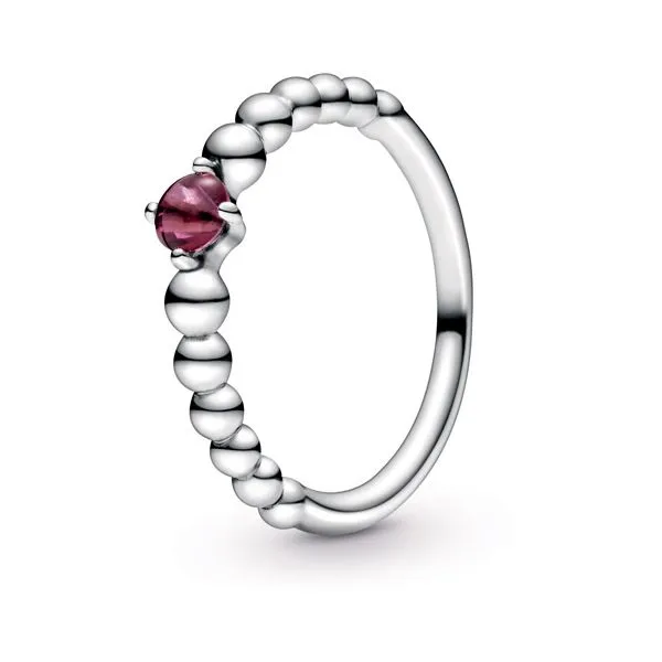 Pandora Blazing Red Beaded Ring