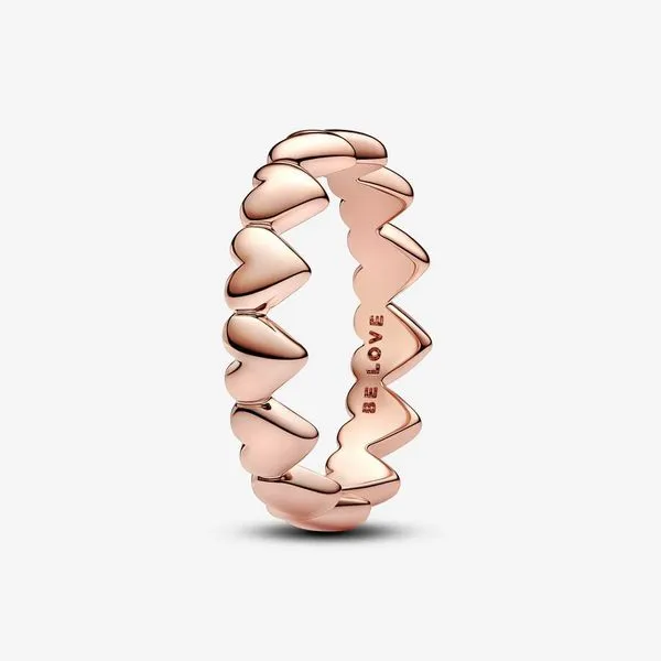 Pandora Row of Hearts Ring