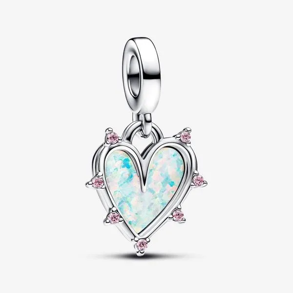 Pandora Friendship Opalescent Double Dangle Charm JMR Jewelers Cooper City, FL