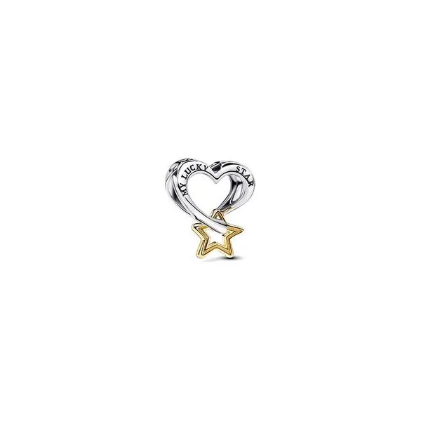 Pandora Lucky Star & Heart Charm JMR Jewelers Cooper City, FL