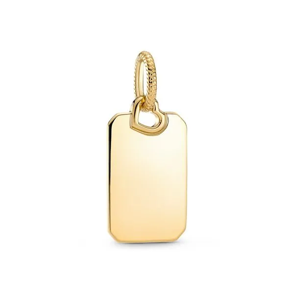Engravable Rectangle Tag Pendant