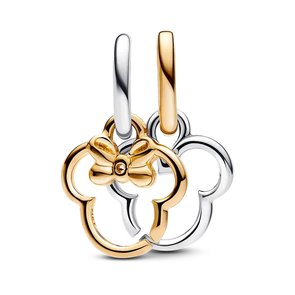 Pandora Disney Mickey Mouse & Minnie Mouse Splittable Dangle Charm JMR Jewelers Cooper City, FL
