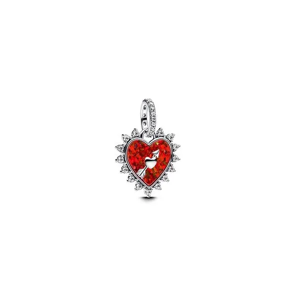 Pandora Spinnable Arrow Heart Dangle Charm