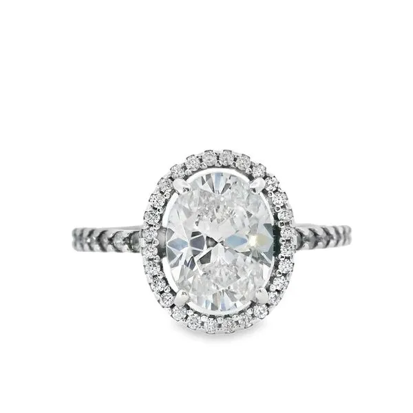 Pandora Oval Sparkling Halo Statement Ring JMR Jewelers Cooper City, FL