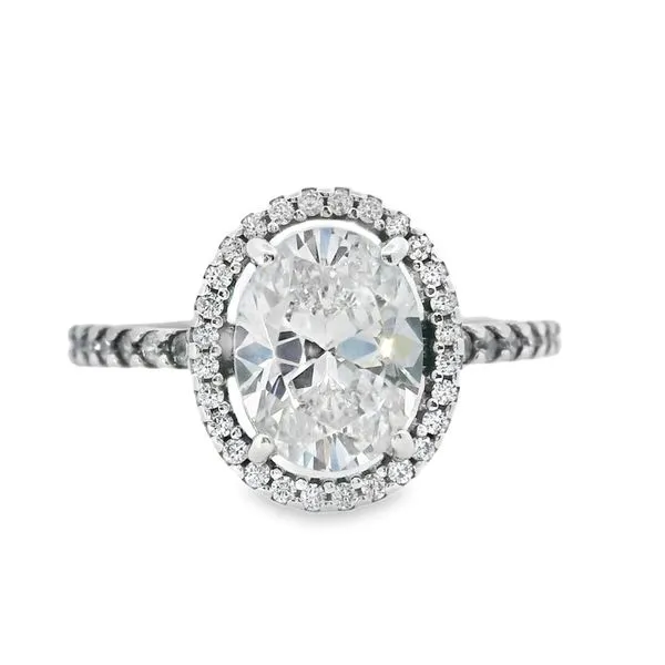 Pandora Oval Sparkling Halo Statement Ring JMR Jewelers Cooper City, FL