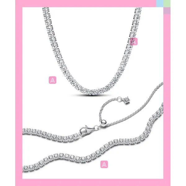 Pandora Tennis Choker Necklace JMR Jewelers Cooper City, FL