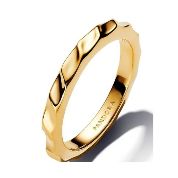 Rippled 14k Gold-Plated Ring