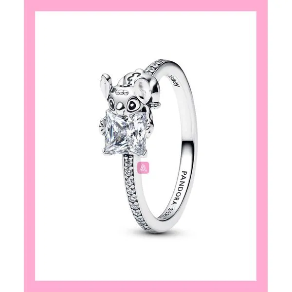 Sterling Silver Disney Stitch Ring