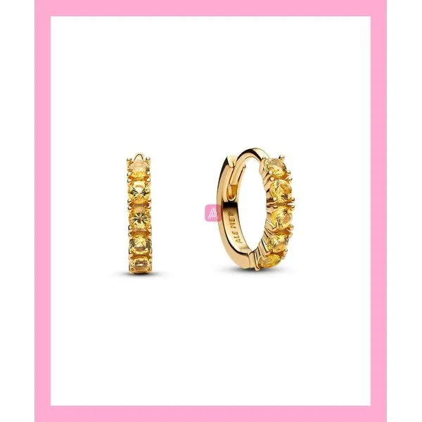 Gold-Plated Huggie Earrings