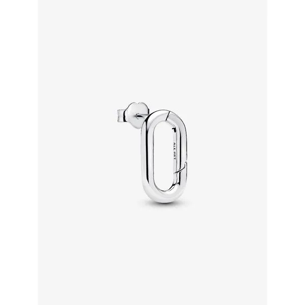 Sterling Silver Openable Link Stud Earring