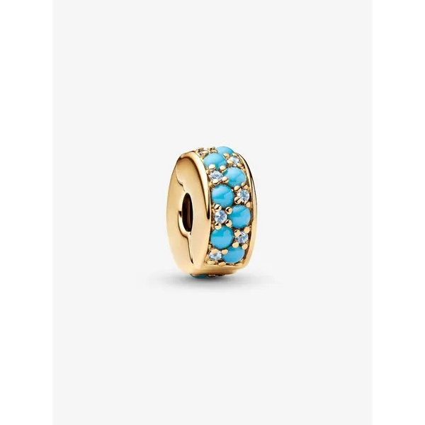 Gold Plated Crystal Clip