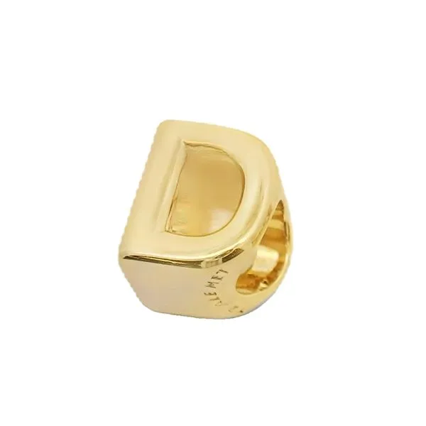 Pandora Gold Plated Letter D Charm