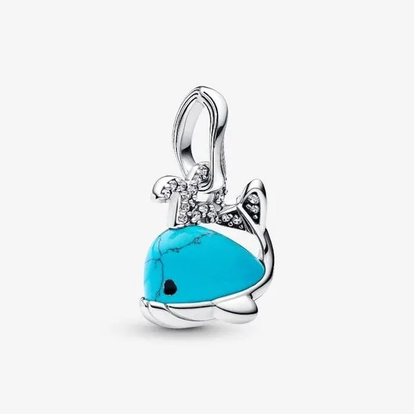 Whale Sterling Silver Dangle
