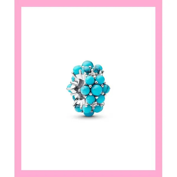 Pandora Sterling Silver Turquoise Charm