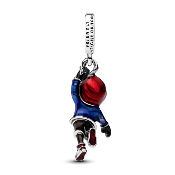 Marvel Spider-Man Miles Morales Sterling Silver Dangle