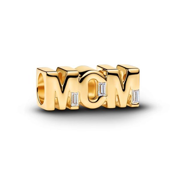 MOM 14K Gold-Plated Charm JMR Jewelers Cooper City, FL