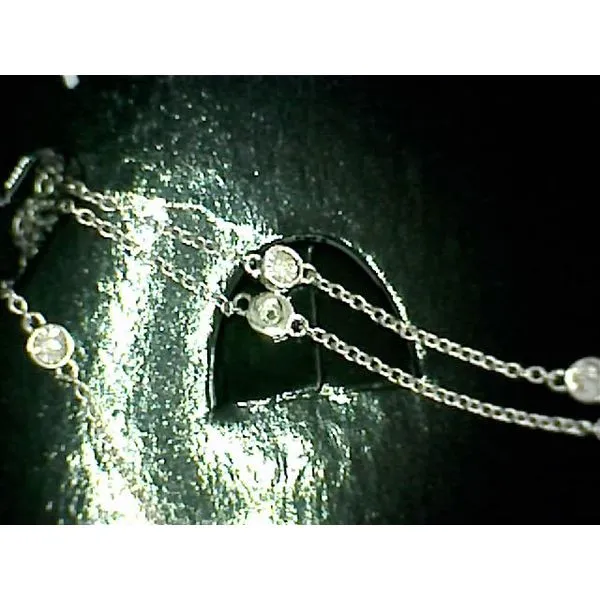 Sterling Silver Diamond Necklace JMR Jewelers Cooper City, FL