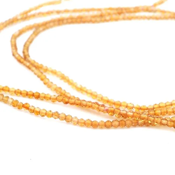 Citrine Wrap Necklace / Bracelet with 14K Yellow Gold Clasp JMR Jewelers Cooper City, FL