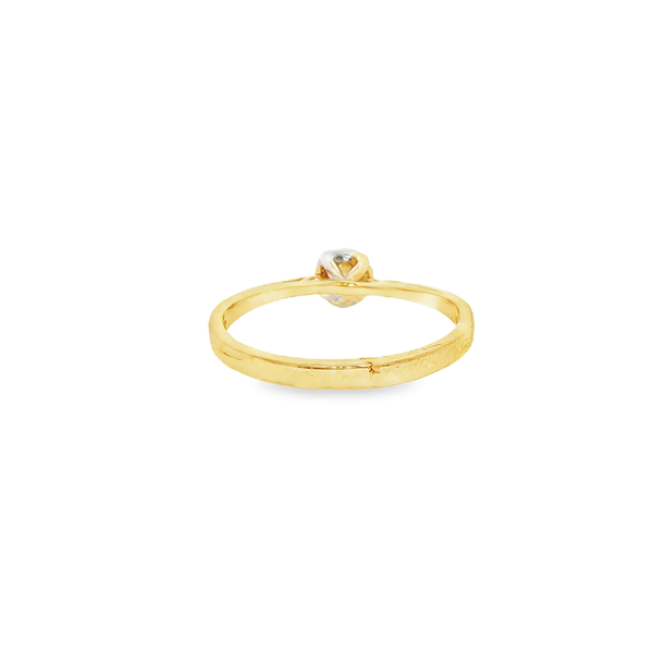 14K Yellow 0.44ctw Round Diamond Halo Engagement Ring Image 3 Jo & Co. Jewelers Hardy, VA