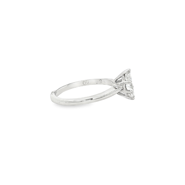 14K White Gold 0.60ct Marquise Diamond 6-Prong Solitaire Engagement Ring Image 2 Jo & Co. Jewelers Hardy, VA