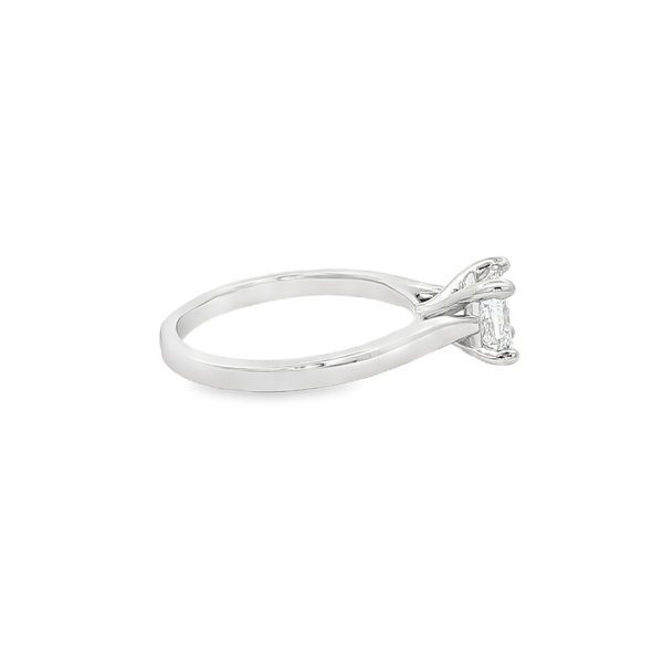 14K White 1.07ctw Princess Diamond Solitaire Engagement Ring Image 2 Jo & Co. Jewelers Hardy, VA