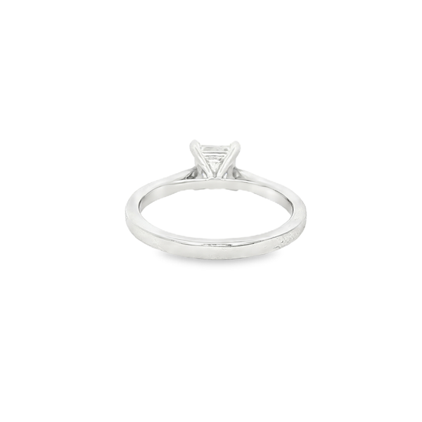 14K White 1.07ctw Princess Diamond Solitaire Engagement Ring Image 3 Jo & Co. Jewelers Hardy, VA
