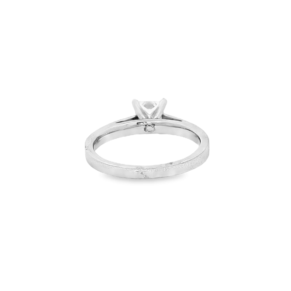 Platinum Princess Cut Diamond 1.04ct Engagement Ring Image 3 Jo & Co. Jewelers Hardy, VA