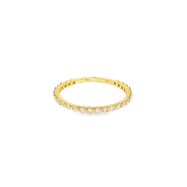 14K Yellow Gold 0.33 CT Round Diamond Shared-Prong Band Jo & Co. Jewelers Hardy, VA