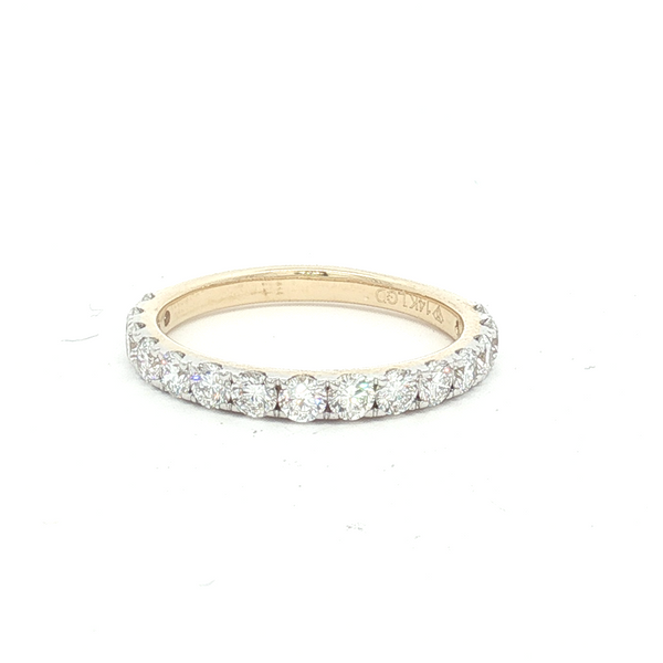 14K Yellow Gold 1.00tw Lab-Grown Round Diamond Prong-Set Band Jo & Co. Jewelers Hardy, VA