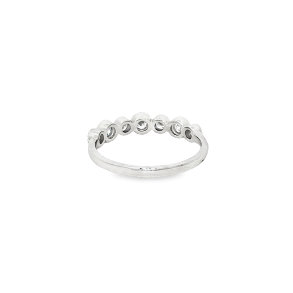 Sterling Silver 1/2 CTW Lab-Grown Diamond Milgrain Ring Image 3 Jo & Co. Jewelers Hardy, VA