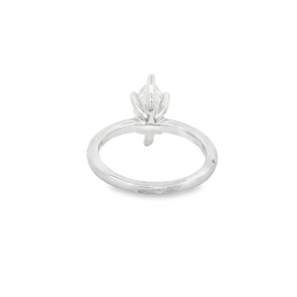 14K White Gold 1.50ct Lab-Grown Marquise Diamond Solitaire Engagement Ring Image 3 Jo & Co. Jewelers Hardy, VA