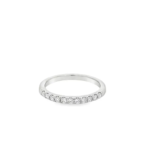 14K White Gold Round Diamond Split- Prong Band Jo & Co. Jewelers Hardy, VA