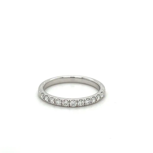 14K White Gold Round Diamond Split- Prong Band Jo & Co. Jewelers Hardy, VA