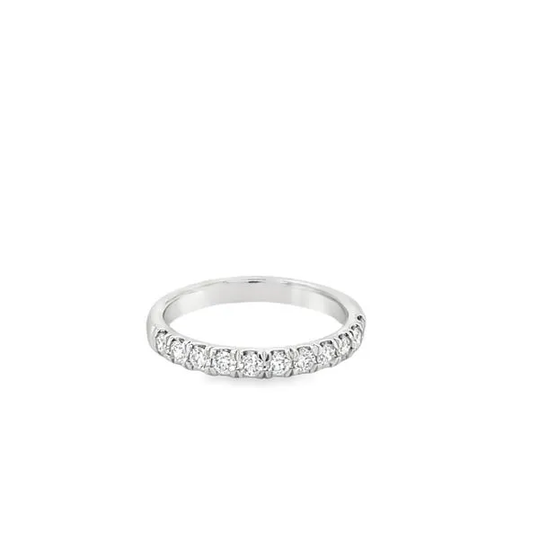 14K White Gold Round Diamond Split- Prong Band Jo & Co. Jewelers Hardy, VA