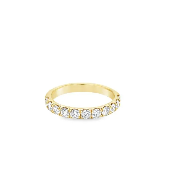 14K Yellow Gold Round Diamond Split- Prong Band Jo & Co. Jewelers Hardy, VA