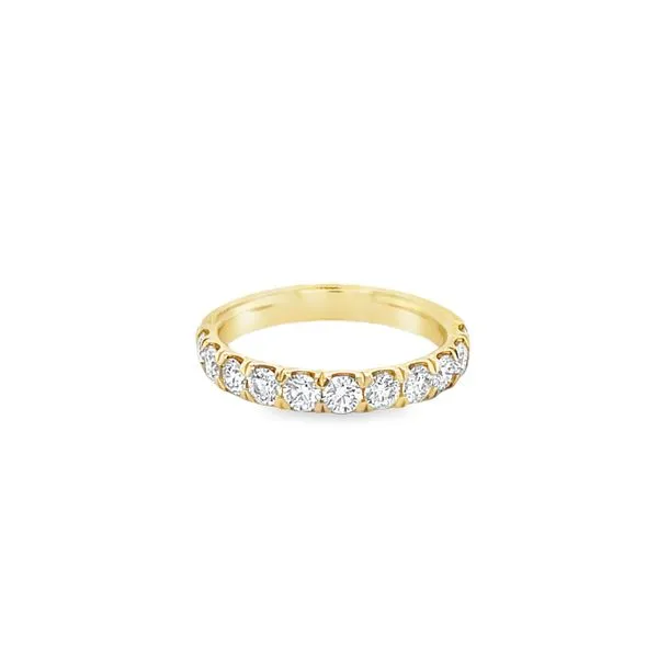14K Yellow Gold Round Diamond Split- Prong Band Jo & Co. Jewelers Hardy, VA