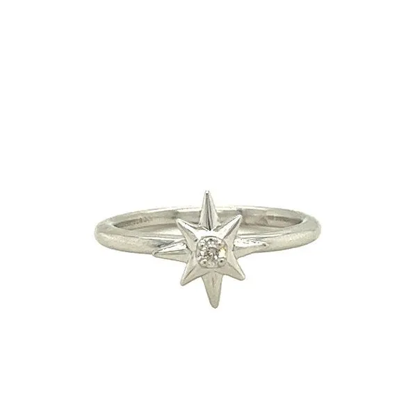 10K White Gold Diamond Star Burst Ring Jo & Co. Jewelers Hardy, VA