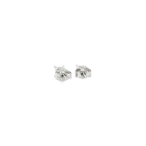 14K White Gold 1/3ctw Princess-Cut Diamond Stud Earrings Image 3 Jo & Co. Jewelers Hardy, VA