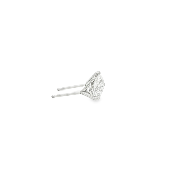 14K White Gold 1.55ctw Lab-Grown Round Diamond Martini Stud Earrings Image 2 Jo & Co. Jewelers Hardy, VA