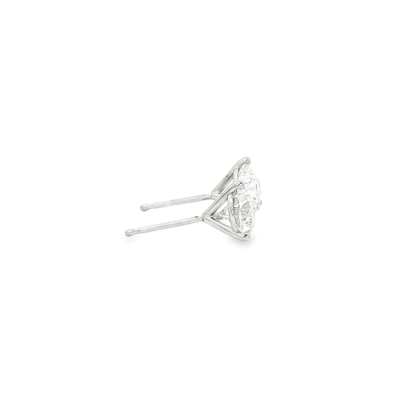 14K White Gold 2.02ctw Lab-Grown Round Diamond Martini Stud Earrings Image 2 Jo & Co. Jewelers Hardy, VA