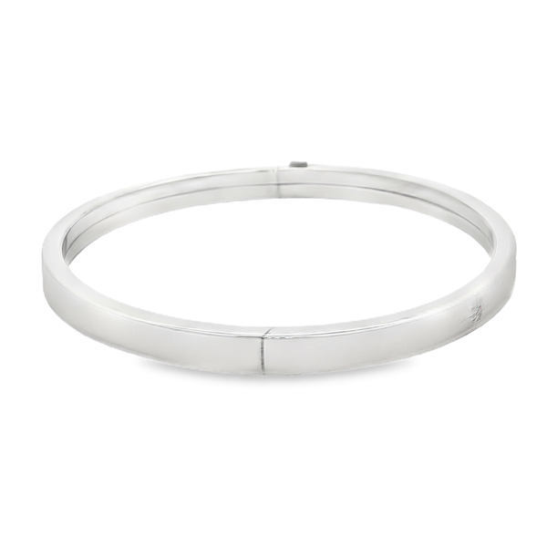 Sterling Silver Diamond Starburst Bangle Bracelet Image 2 Jo & Co. Jewelers Hardy, VA