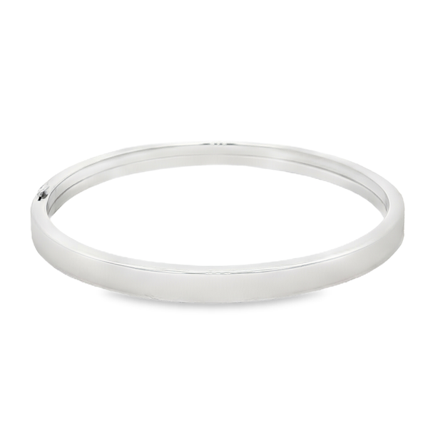 Sterling Silver Diamond Starburst Bangle Bracelet Image 3 Jo & Co. Jewelers Hardy, VA