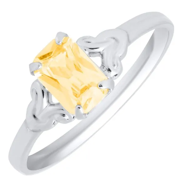 Childrens Sterling Silver November Cubic Zirconium Birthstone Ring Jo & Co. Jewelers Hardy, VA