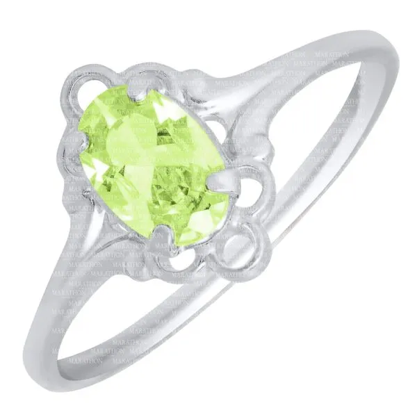 Childrens Sterling Silver Kiddie Kraft Oval August Birthstone Ring Jo & Co. Jewelers Hardy, VA