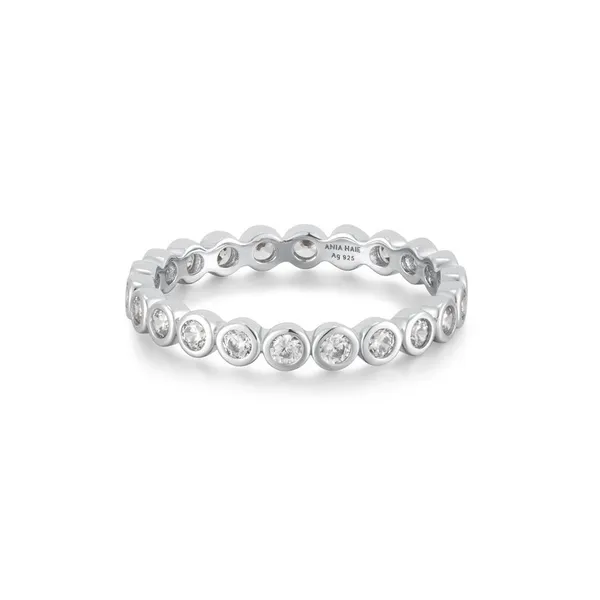 Ania Haie Sterling Silver Bezel Set Cubic Zirconium Ring Jo & Co. Jewelers Hardy, VA