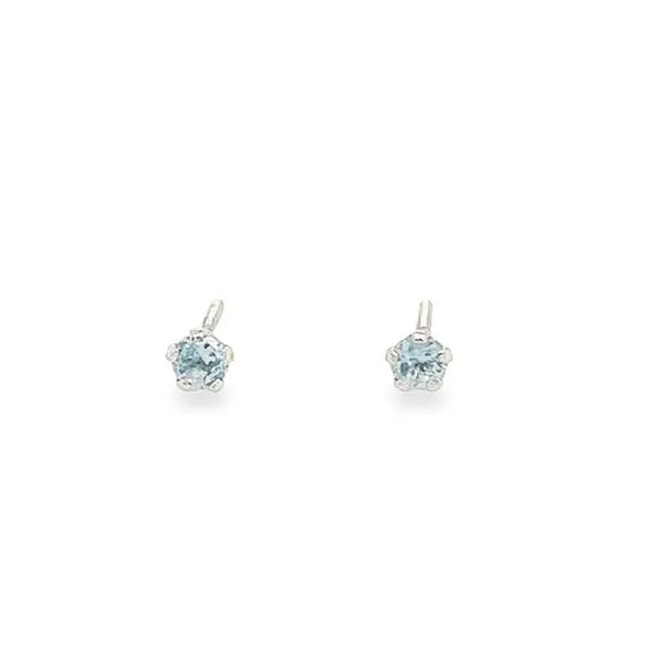 Sterling Silver Round Birhtstone Studs Jo & Co. Jewelers Hardy, VA