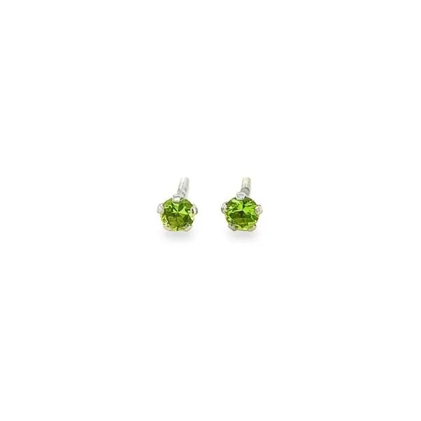 Sterling Silver Round Birhtstone Studs Jo & Co. Jewelers Hardy, VA