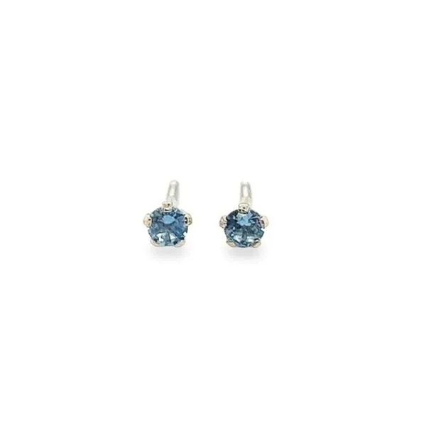 Sterling Silver Round Birhtstone Studs Jo & Co. Jewelers Hardy, VA