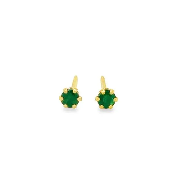 White Gold Hypoallergenic Birthstone Studs Jo & Co. Jewelers Hardy, VA